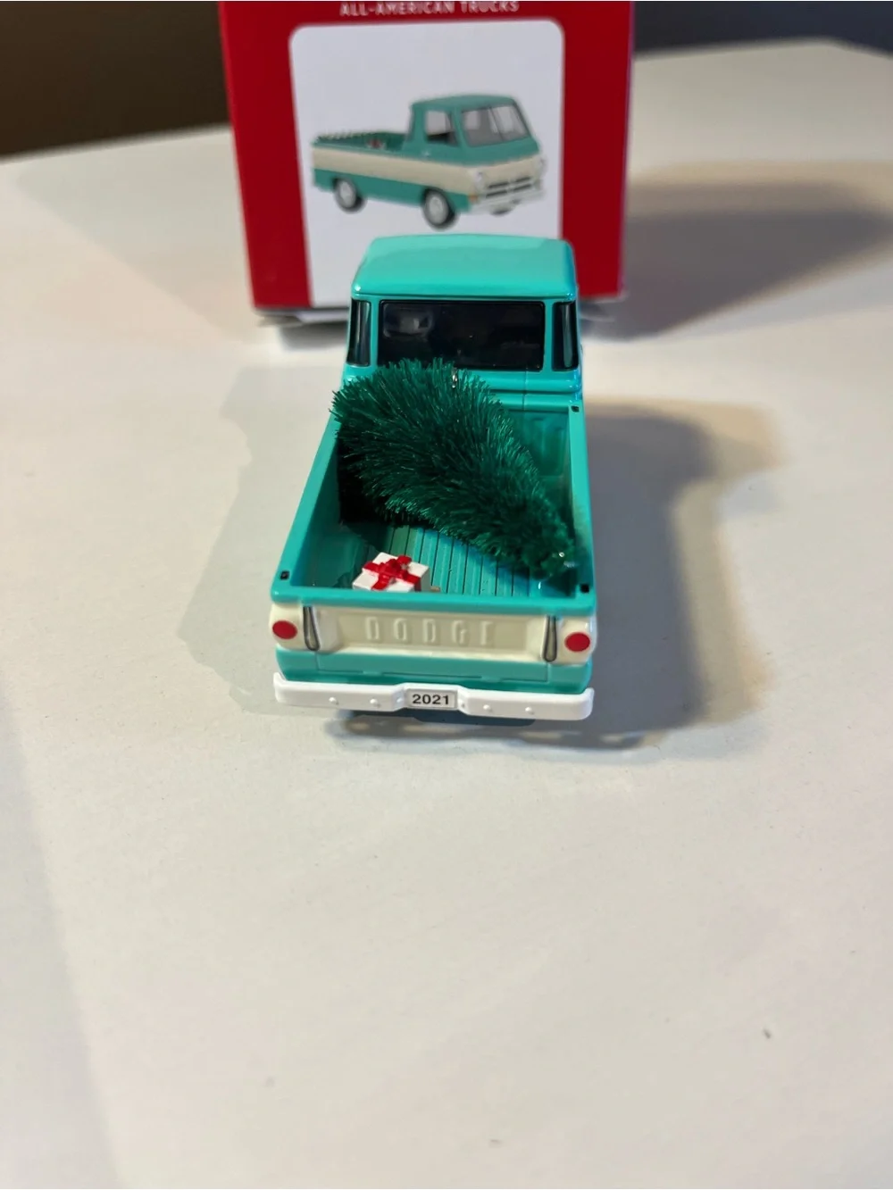 Hallmark 1966 A-100 Mint Green Truck Ornament